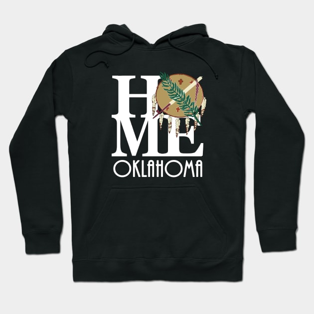 HOME Oklahoma (back print) Hoodie by Oklahoma